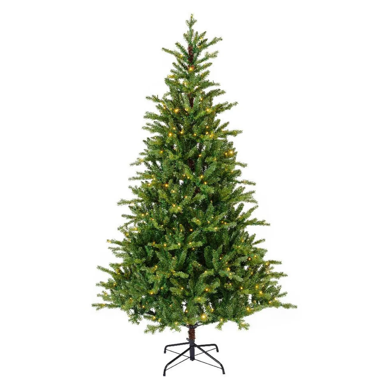 EMINZA Sapin de Noël artificiel lumineux 740 LED (H270 cm) Allix Vert sapin Sapin vert lumineux Online