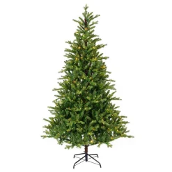 EMINZA Sapin de Noël artificiel lumineux 560 LED (H240 cm) Allix Vert sapin Sapin vert lumineux New