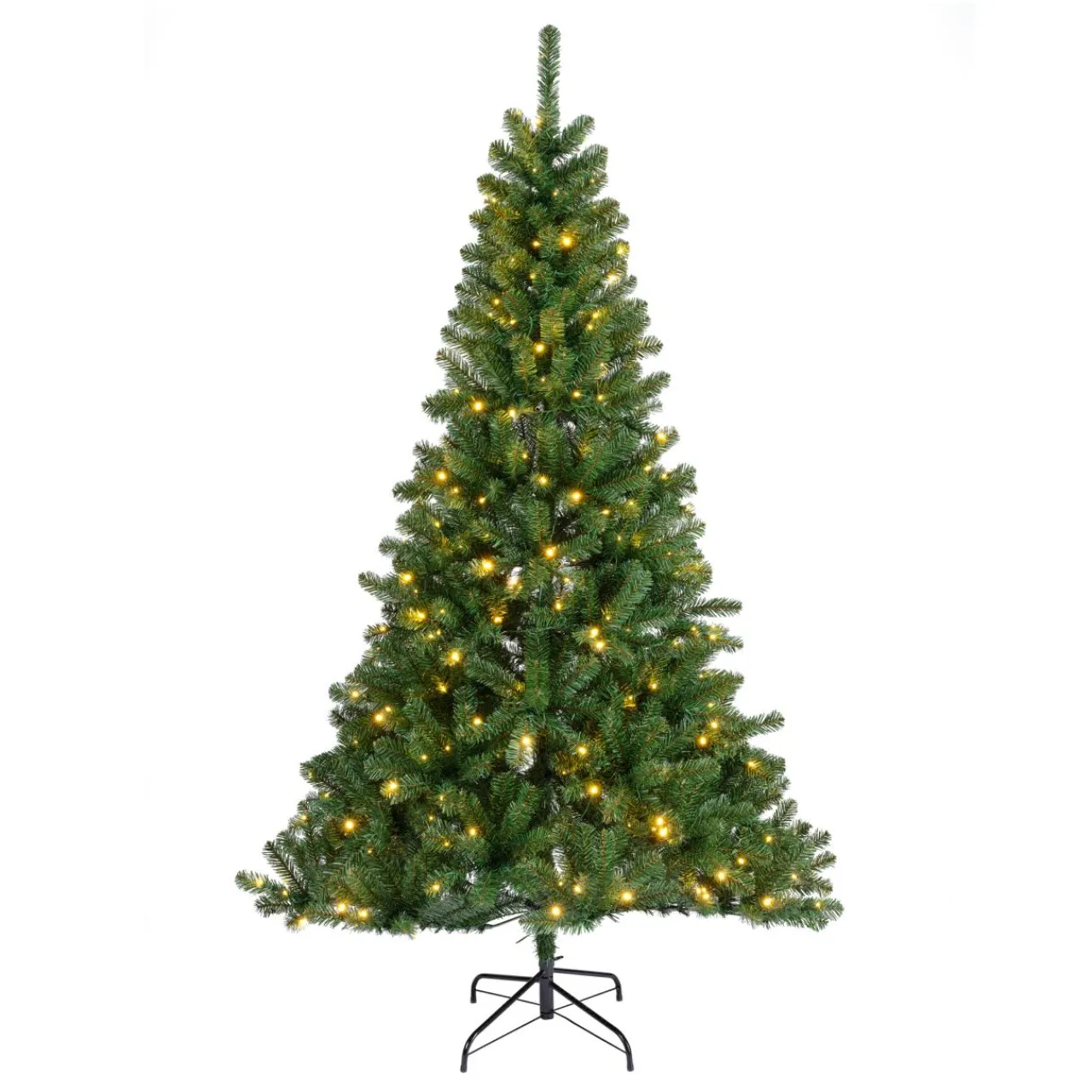 EMINZA Sapin de Noël artificiel lumineux 640 LED (H300 cm) King Vert sapin Sapin vert lumineux Hot