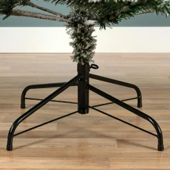 EMINZA Sapin de Noël artificiel lumineux 260 LED (H180 cm) King Vert enneigé Sapin enneigé lumineux Online