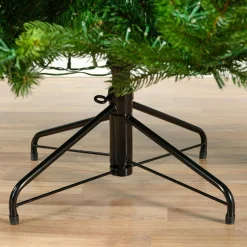 EMINZA Sapin de Noël artificiel lumineux 3000 LED (H180 cm) Caucasia Nordmann Vert sapin Sapin vert lumineux