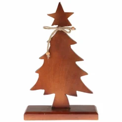 KOOPMAN Sapin de Noël en (H31 cm) Forêt enchantée Bois Discount