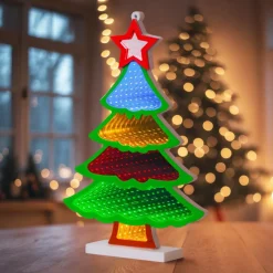 KAEMINGK Sapin de Noël lumineux 180 LED (H32 cm) Infinity Multicolore Online