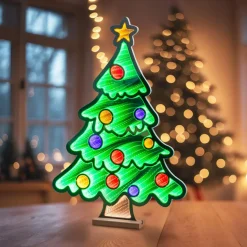 KAEMINGK Sapin de Noël lumineux 393 LED (H63 cm) Infinity Multicolore Clearance