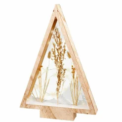 KAEMINGK Sapin de Noël lumineux à piles 40 LED (H47 cm) Wood Blanc chaud Hot