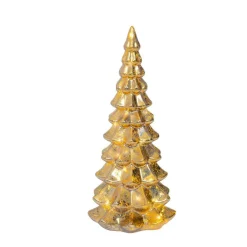 KAEMINGK Sapin de Noël lumineux à piles 20 LED (H32 cm) Eternel Or Sale