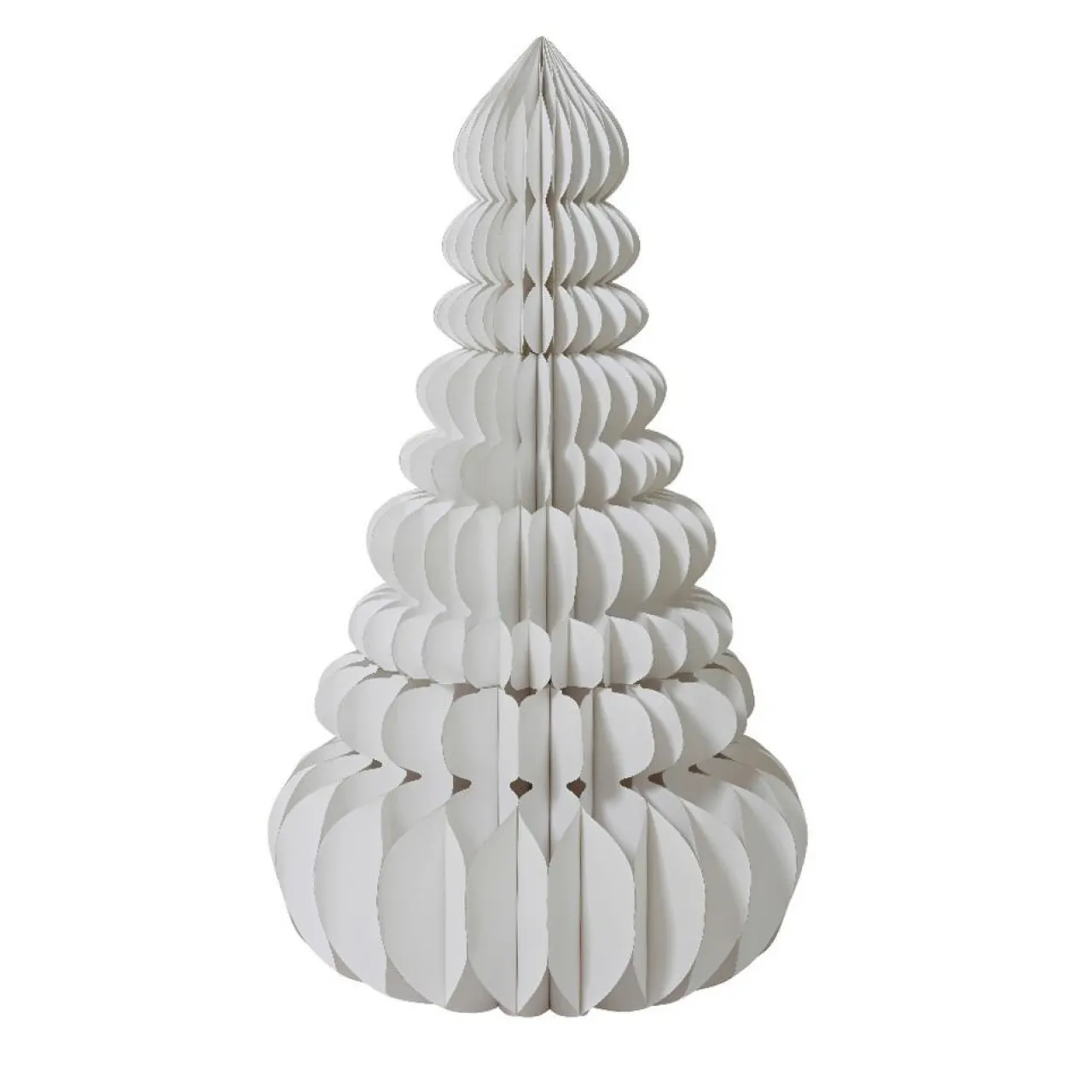 KAEMINGK Sapin Géant papier à poser (H160 cm) Fermeture Magnétique Blanc Clearance