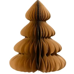 KAEMINGK Sapin papier à poser (H60 cm) Fermeture Magnétique Brun café Hot