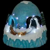 FEERIC LIGHTS Scène de vie illuminée, musicale et animée (H22 cm) Igloo et chiens de traineaux