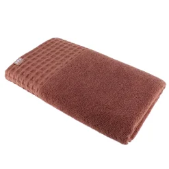 TENDANCE Serviette de bain coton (90 x 150 cm) Season Color Ambre