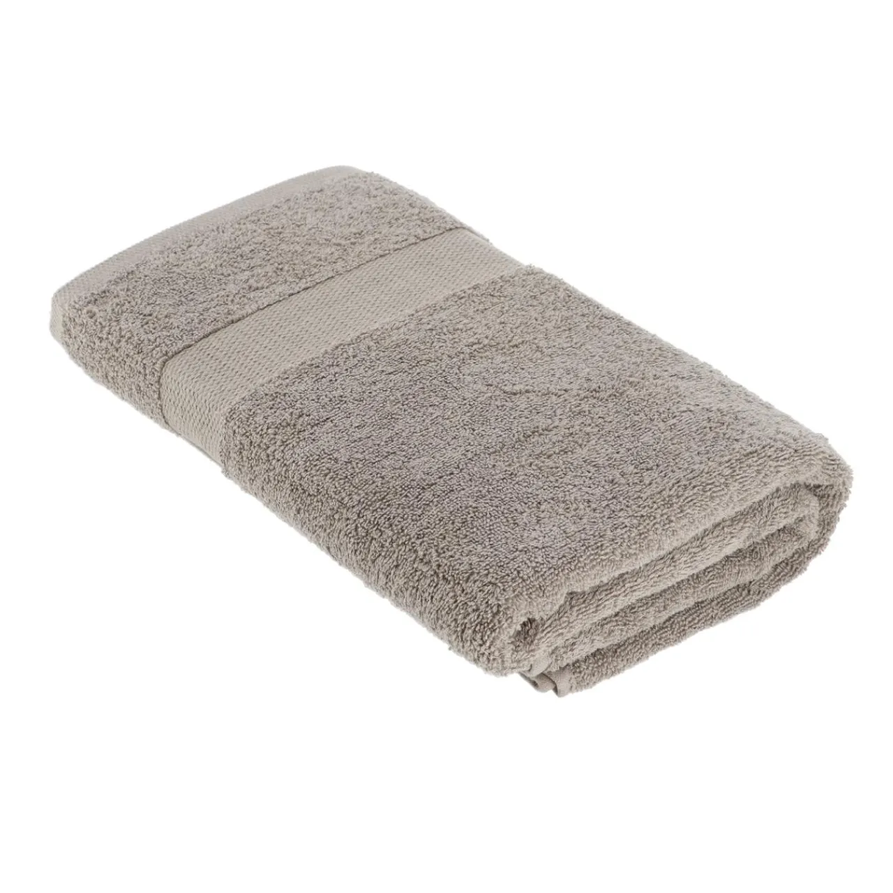 TENDANCE Serviette de bain coton (90 x 150 cm) Timeless Taupe Best