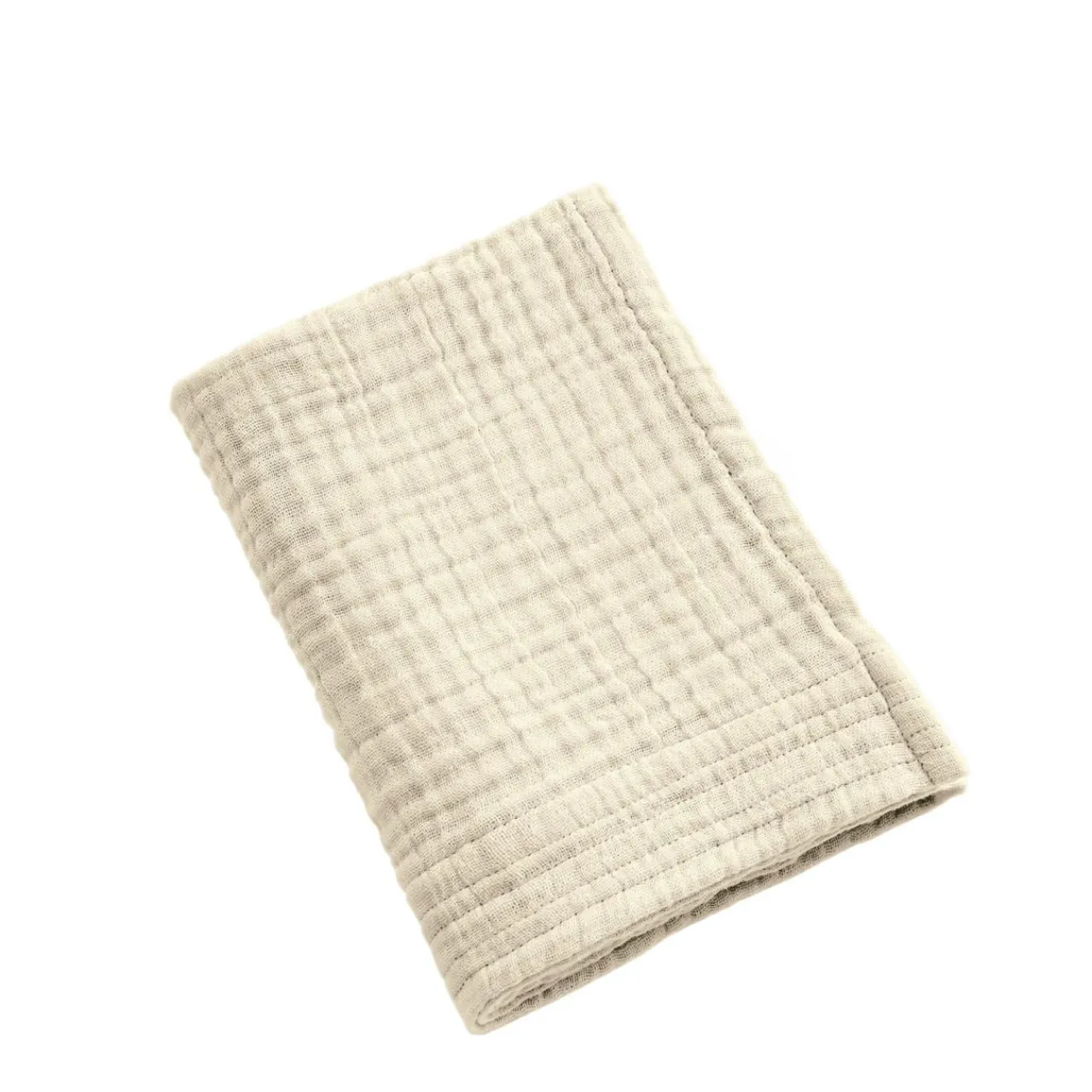 EMINZA Serviette de bain gaze de coton (30 x 50 cm) Gaïa pampa Beige Online