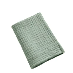 EMINZA Serviette de bain gaze de coton (30 x 50 cm) Gaïa Vert Eucalyptus Sale
