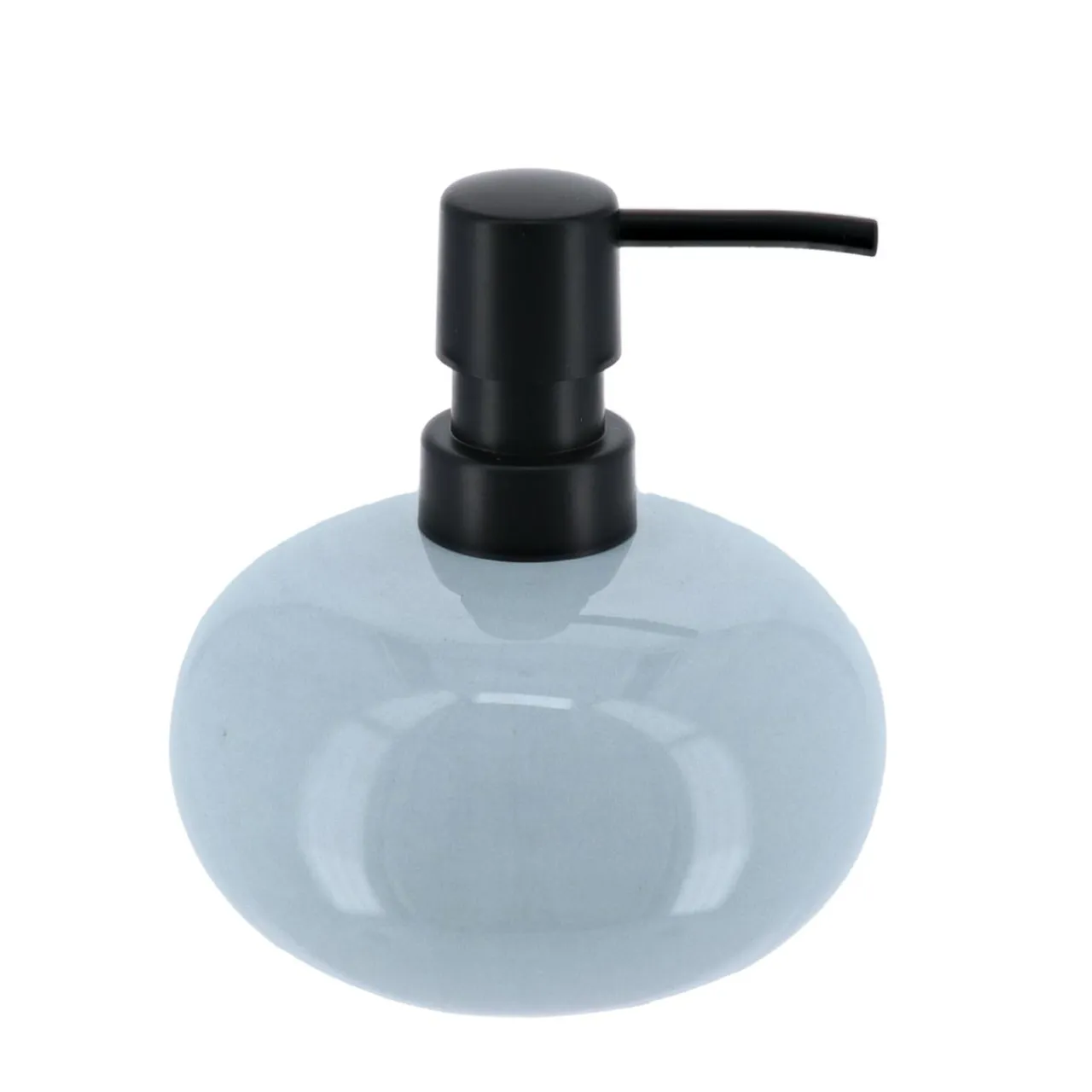 TENDANCE Set d'accessoires salle de bain grès laqué Pietra Bleu Outlet