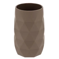 TENDANCE Set d'accessoires salle de bain Rubby Marron