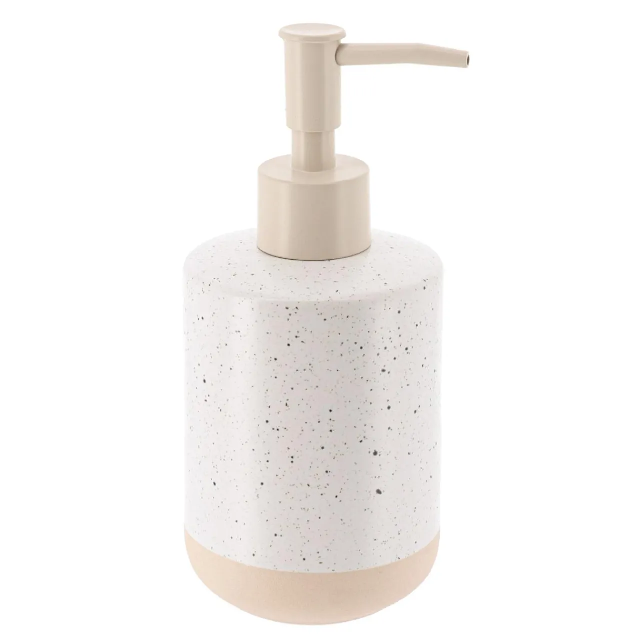TENDANCE Set d'accessoires salle de bain grès moucheté Pietra Beige Online