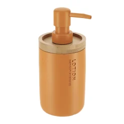 TENDANCE Set d'accessoires salle de bain Purebamboo Jaune moutarde Discount
