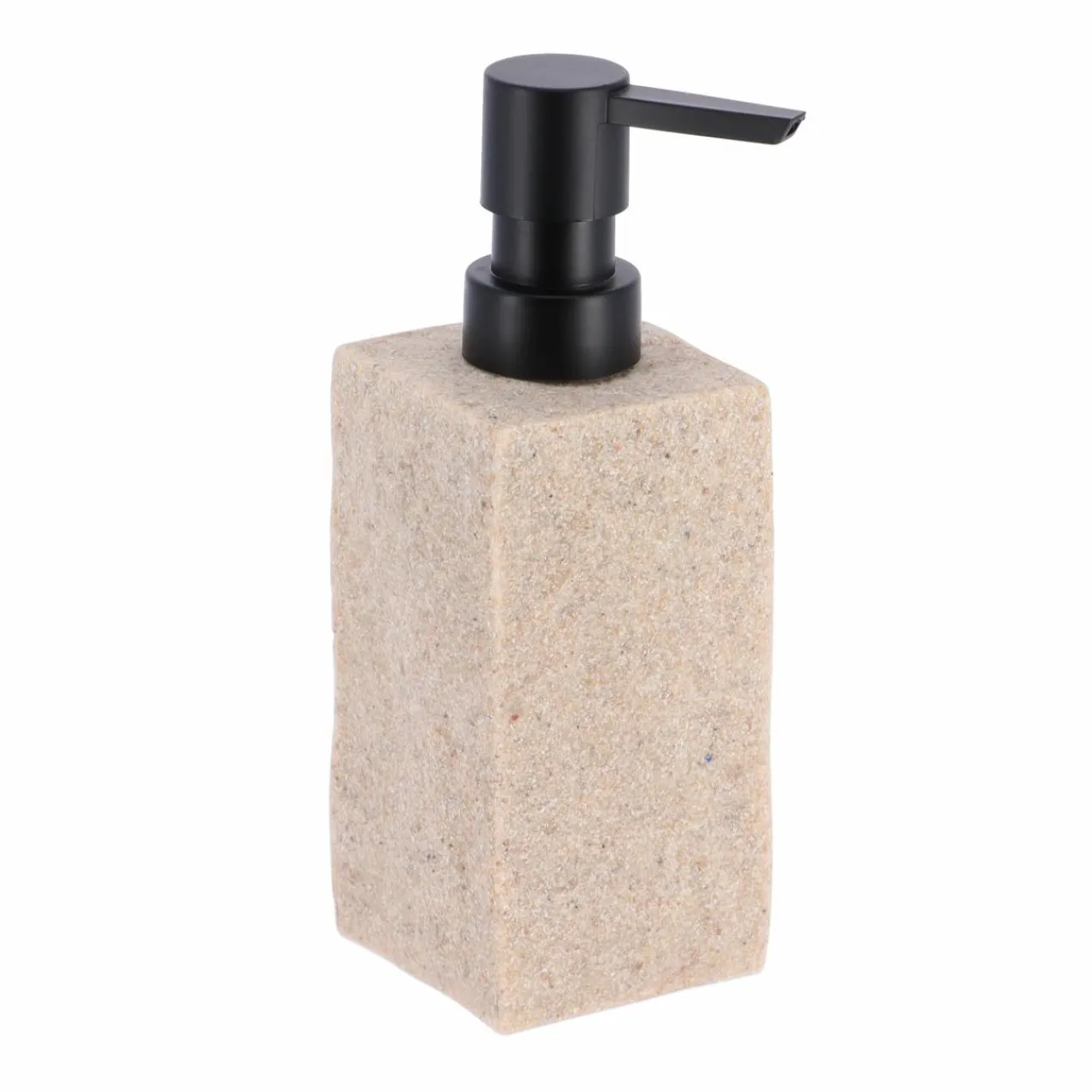 TENDANCE Set d'accessoires salle de bain Effet Pierre Naturel Beige Sale