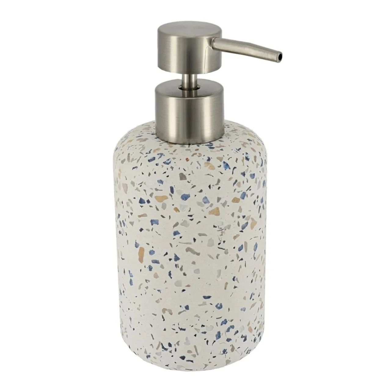 TENDANCE Set d'accessoires salle de bain ciment Terrazzo Blanc Online