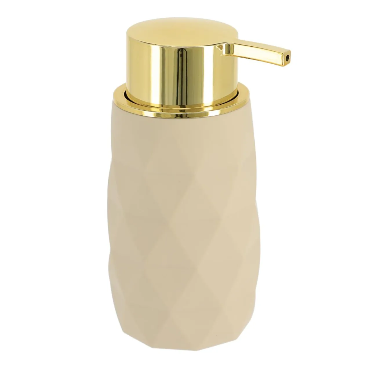 TENDANCE Set d'accessoires salle de bain Rubby Beige Discount
