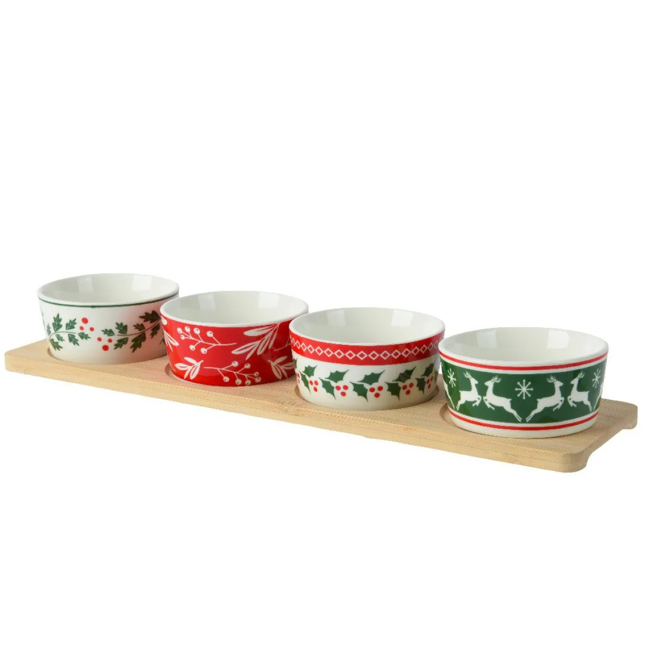 KAEMINGK Set à tapas 4 bols (10 x 38 cm) Magie de Noël Multicolore Online