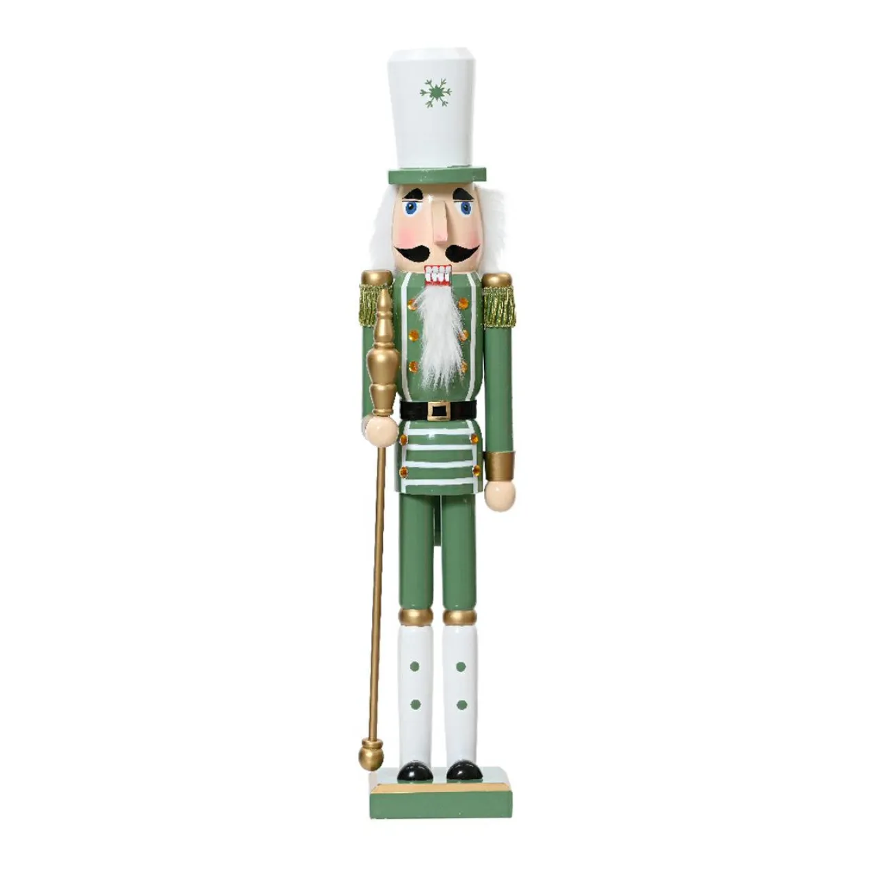 KAEMINGK Soldat Casse-noisette en bois (H92 cm) Viktor Vert Discount
