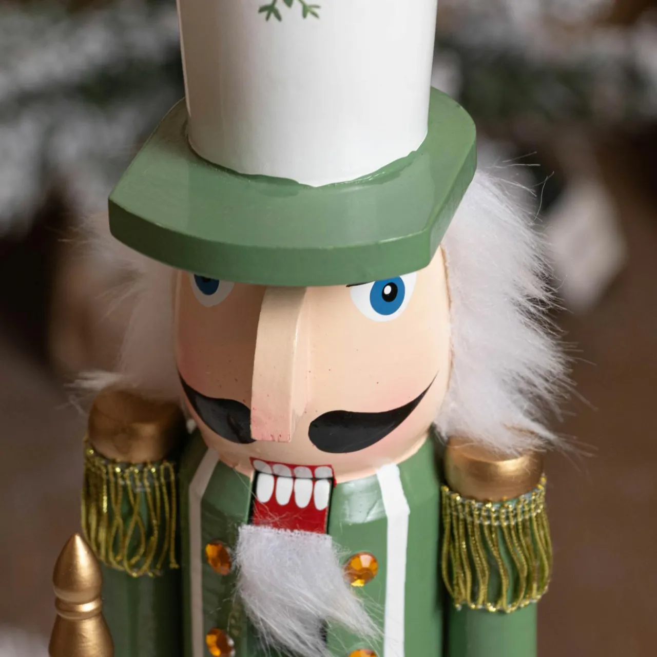 KAEMINGK Soldat Casse-noisette en bois (H50 cm) Viktor Vert Clearance