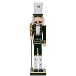 KAEMINGK Soldat Casse-noisette en bois (H38 cm) Achille Vert sapin Clearance