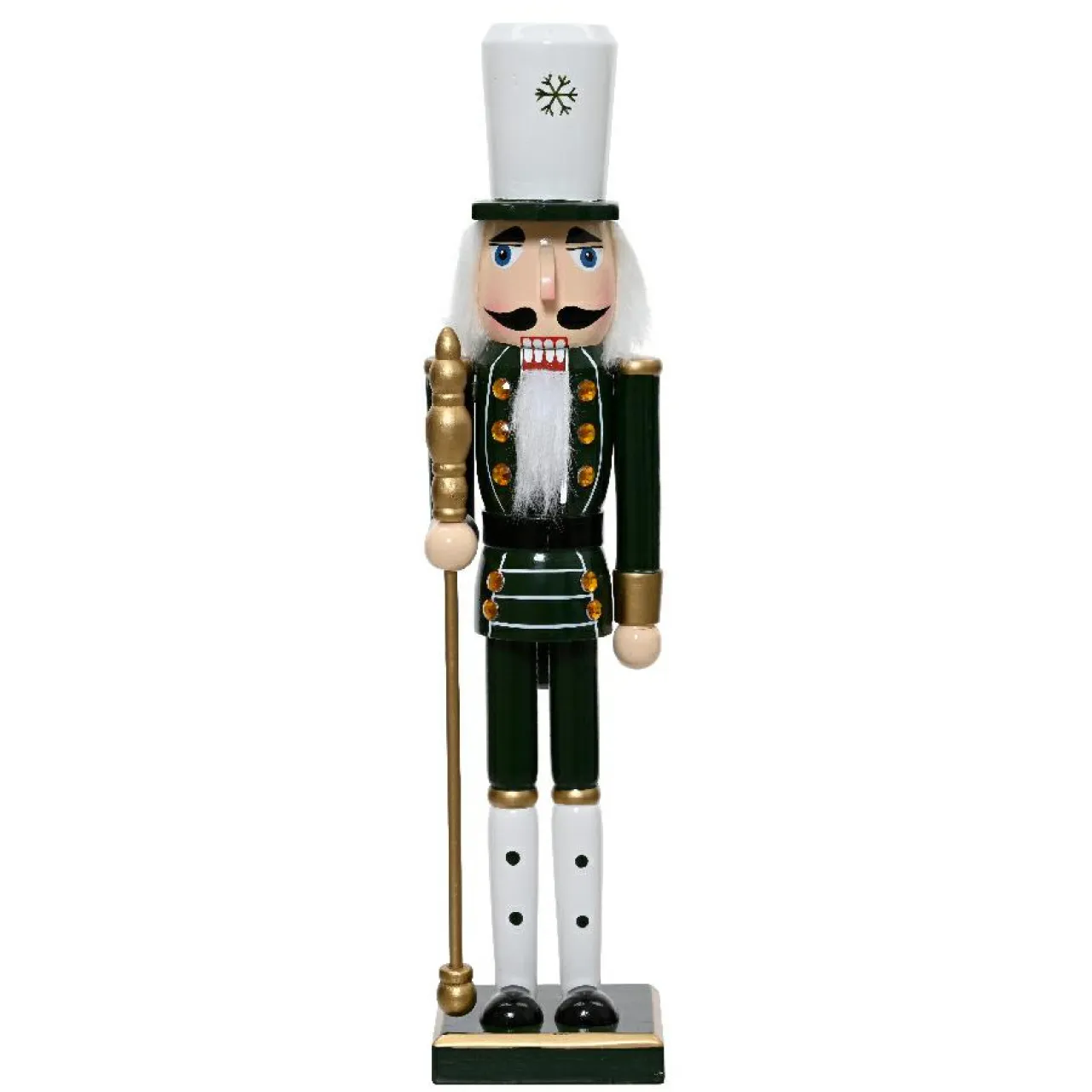 KAEMINGK Soldat Casse-noisette en bois (H38 cm) Achille Vert sapin Clearance