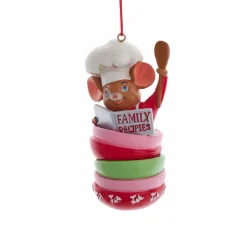 CHRISTMAS INSPIRATIONS Souris de Noël (H8 cm) Chef Multicolore Best