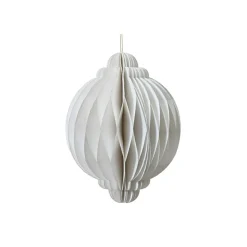KAEMINGK Sphère en papier à suspendre (H15 cm) Fermeture Magnétique Blanc Online