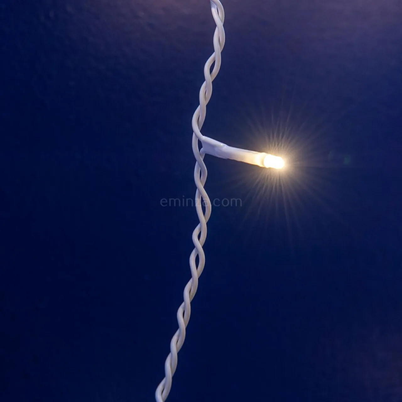 EMINZA Stalactite lumineuse 20 m 490 LED câble blanc Stars Blanc chaud Blanc Chaud - câble blanc Discount
