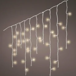EMINZA Stalactite lumineuse 7,50 m 175 LED câble blanc Stars Blanc chaud Blanc Chaud - câble blanc Clearance