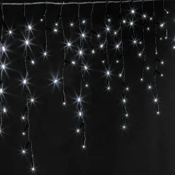 KAEMINGK Stalactite lumineuse 11 m 259 LED câble noir Stars Blanc froid Blanc Froid - câble noir Online