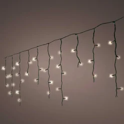EMINZA Stalactite lumineuse 30 m 900 LED câble noir Stars Grande hauteur XL Timer Blanc Chaud Blanc Chaud - câble noir Outlet