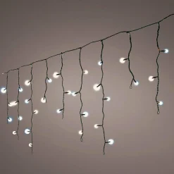 EMINZA Stalactite lumineuse 20 m 490 LED câble noir Stars Bicolore Blanc chaud et froid Bicolore Blanc chaud / Froid - câble noir Clearance