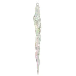 KAEMINGK Stalactite à suspendre (H18 cm) Ice irisé Transparent Hot
