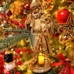 KAEMINGK Statue Père Noël (H18 cm) Maestro en Or Sale