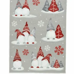 KAEMINGK Stickers vitrostatique Lutin de Noël Rouge Clearance