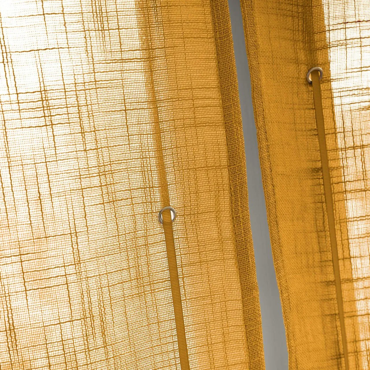 EMINZA Store bateau passe tringle (45 x 180 cm) Robin Jaune ocre Outlet