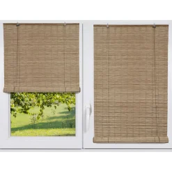 LUANCE Store enrouleur extérieur effet rotin (90 x 180 cm) Tanoa Beige Online