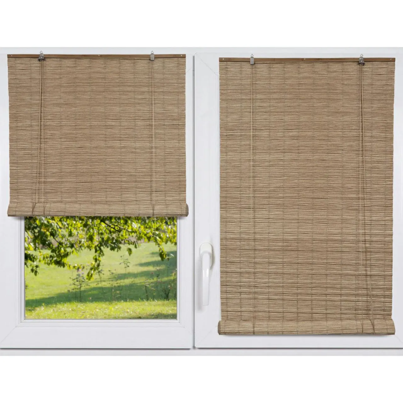 LUANCE Store enrouleur extérieur effet rotin (90 x 180 cm) Tanoa Beige Online