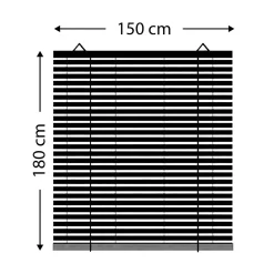 LUANCE Store enrouleur extérieur effet rotin (150 x 180 cm) Tanoa Beige Sale