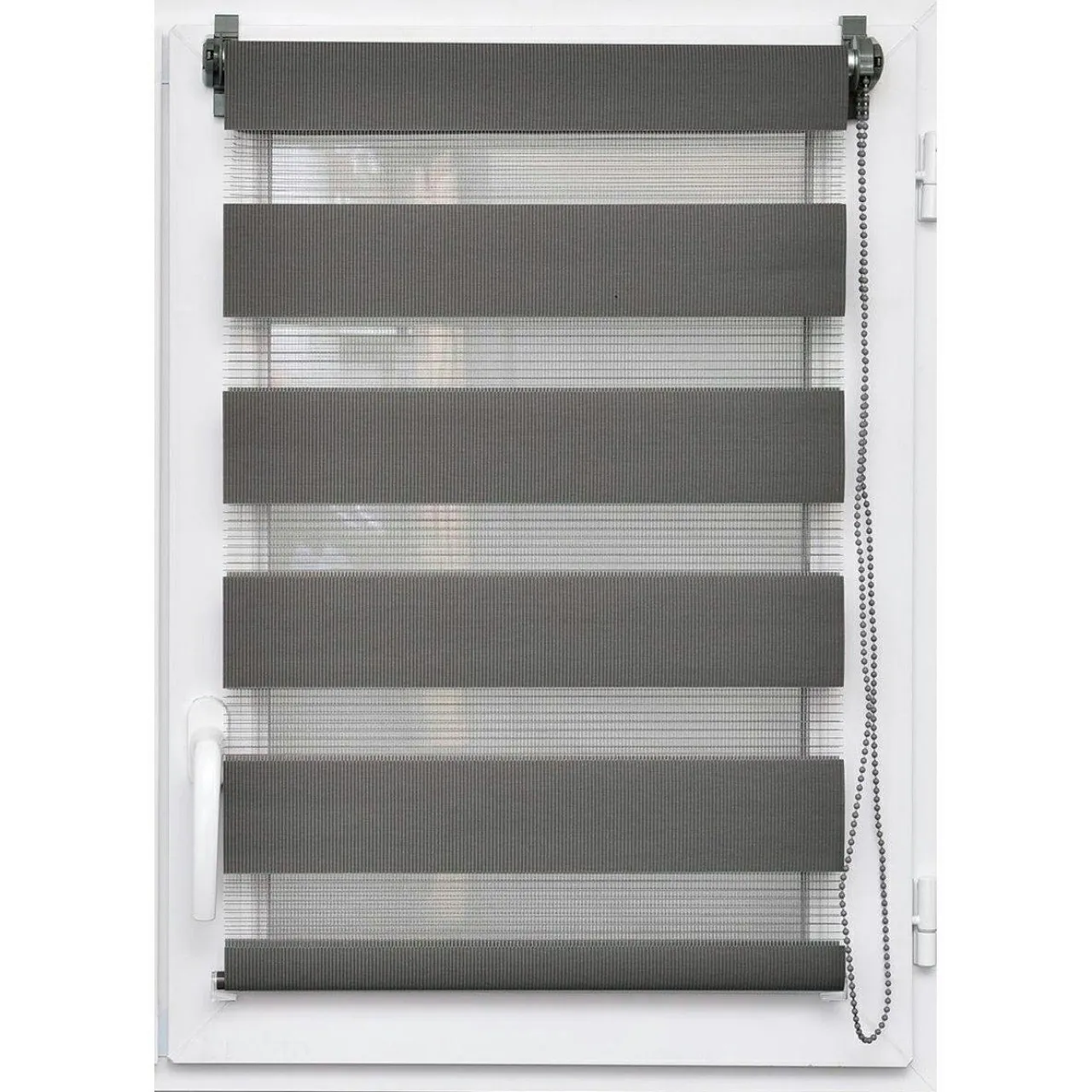 LUANCE Store enrouleur Jour/Nuit (45 x 180 cm) Gris Anthracite Outlet