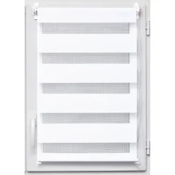 LUANCE Store enrouleur Jour / Nuit (75 x 250 cm) Blanc Outlet