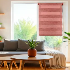 LUANCE Store enrouleur Jour / Nuit (75 x 180 cm) Terracotta Online