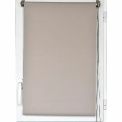 LUANCE Store enrouleur occultant Uni (45 x 180 cm) Beige Taupe Discount