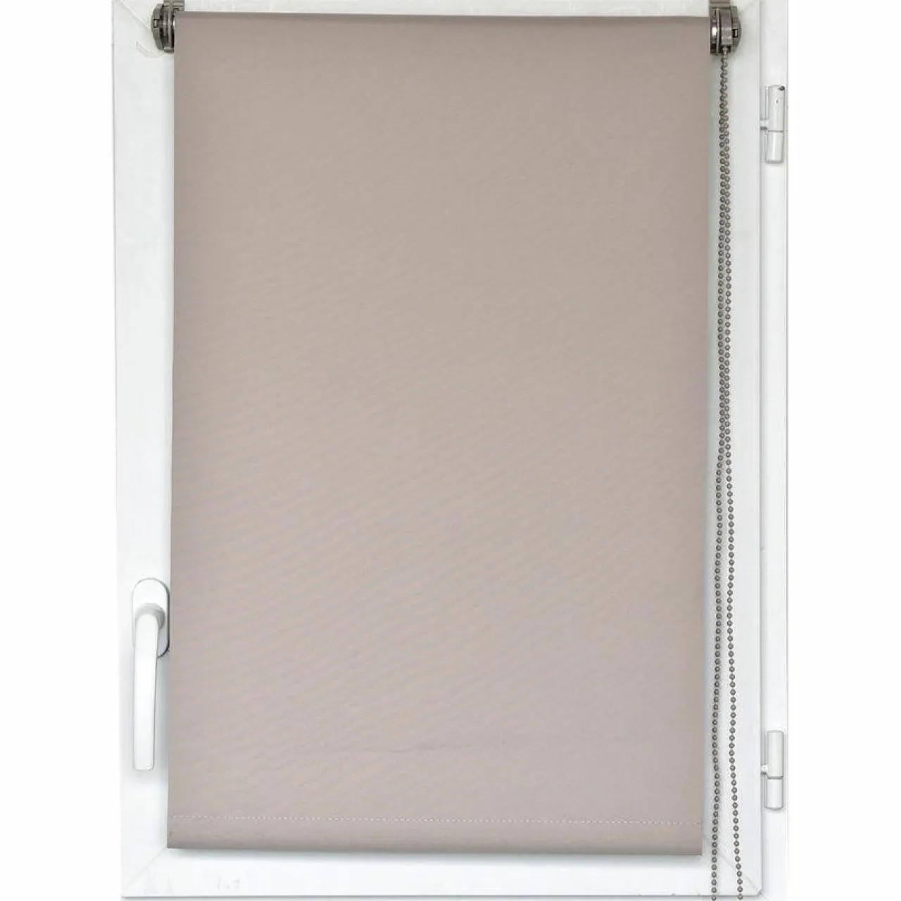 LUANCE Store enrouleur occultant Uni (90 x 180 cm) Beige Taupe Outlet