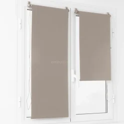 LUANCE Store enrouleur occultant Uni (60 x H180 cm) Beige Taupe Best