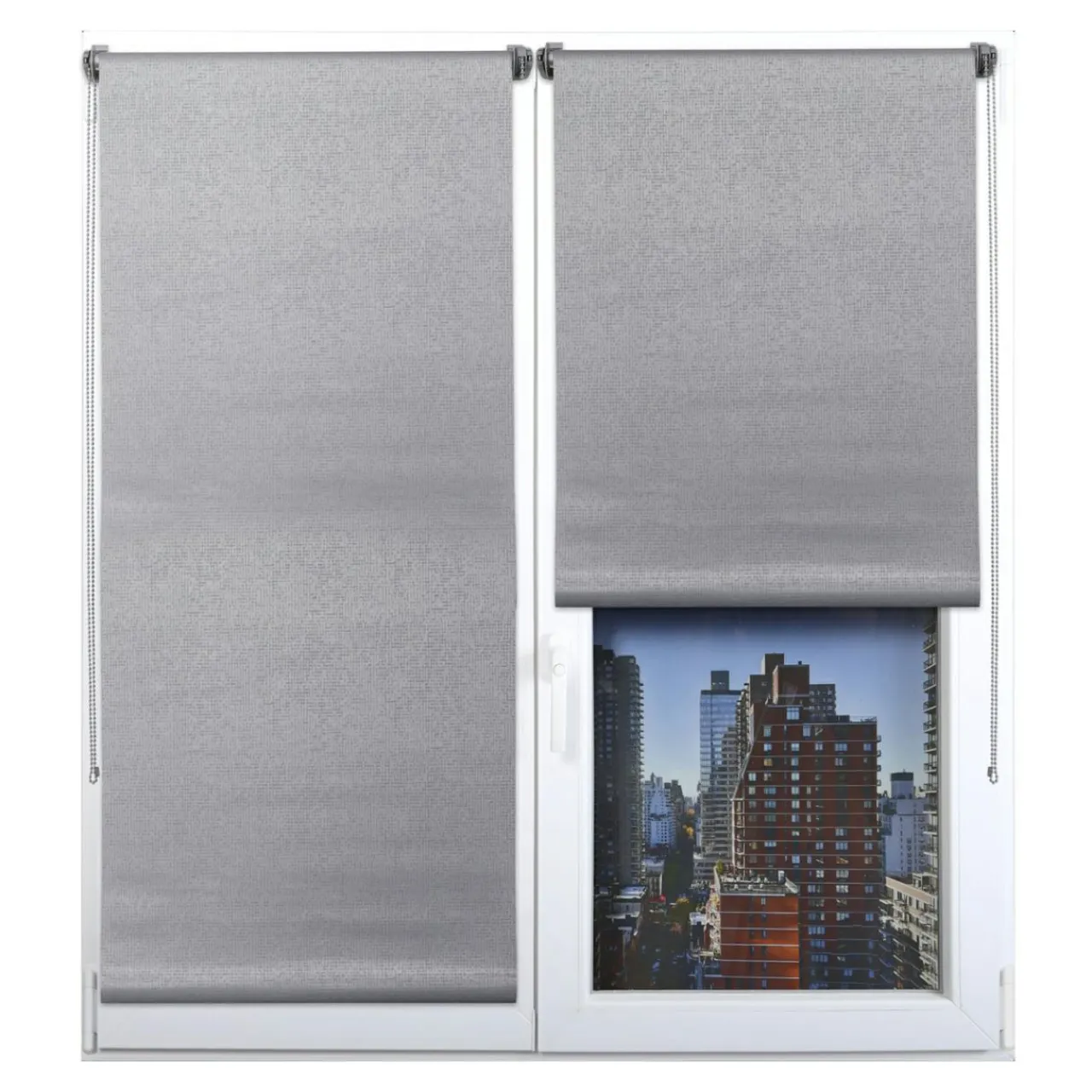 LUANCE Store enrouleur occultant (90 x 180 cm) Lio Gris Best